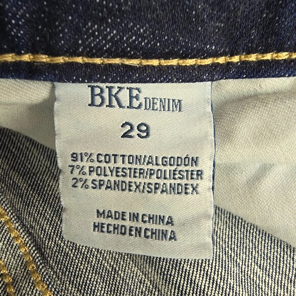 BKE Stella Jeans Women’s 29 Low Rise Slim Fit Skinny Ankle Distressed Denim Blue - Picture 5 of 6